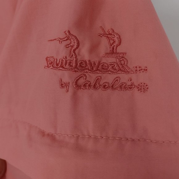 Cabela's Guidewear Fishing Nylon Caped Vented Convertible Sleeve Shirt Womens XL - Picture 3 of 5